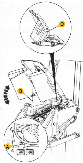 Решітка ескаватора JCB